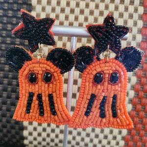 Halloween Beaded Earrings